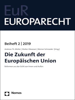 cover image of Die Zukunft der Europäischen Union